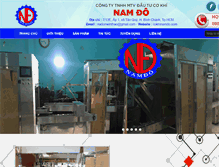 Tablet Screenshot of cokhinamdo.com